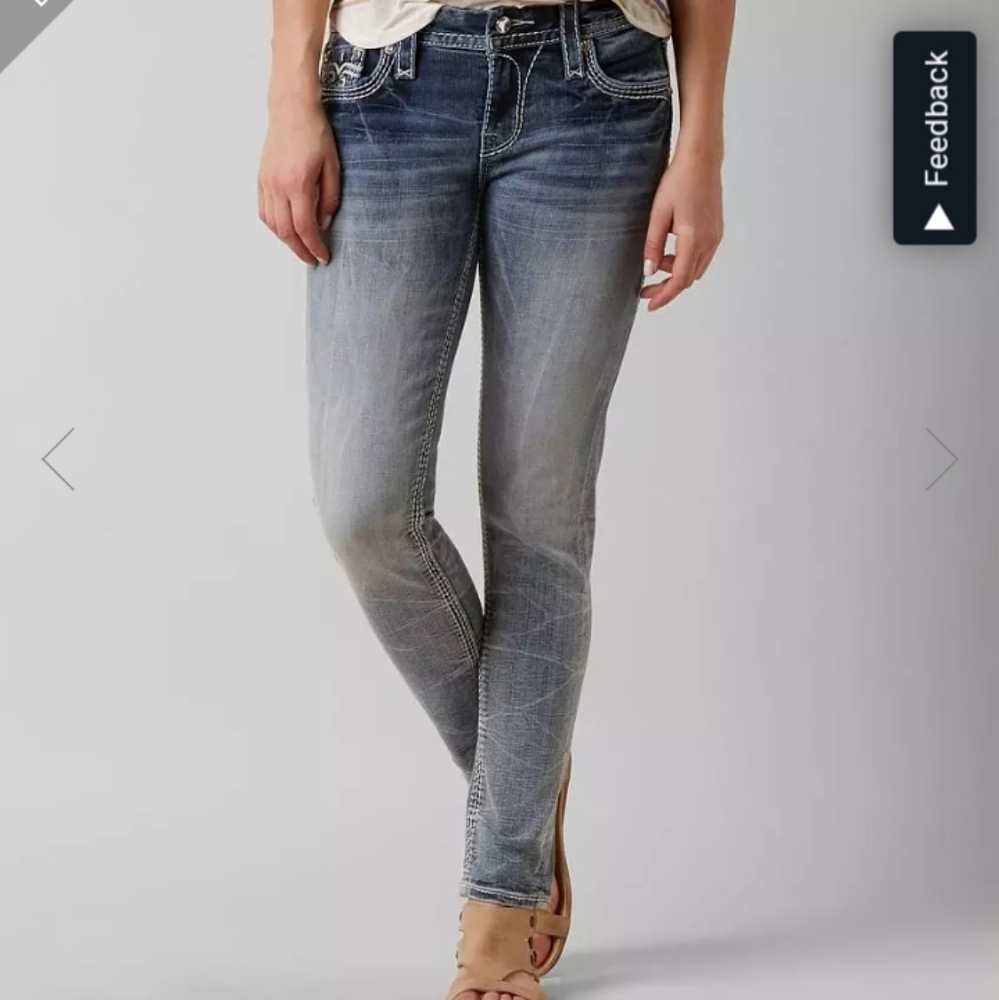 Rock Revival Kyla Midrise Ankle Skinny Jeans